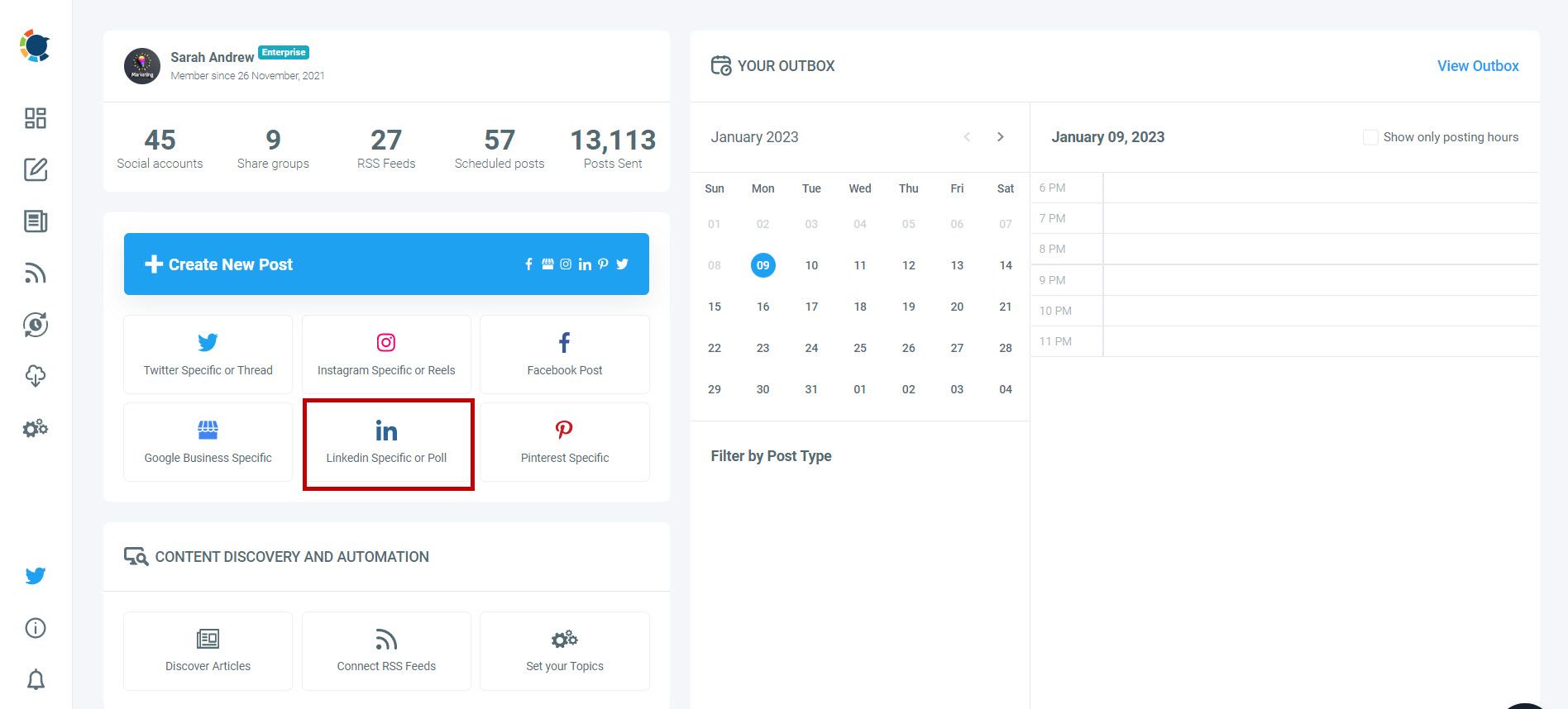 Schedule first comments on LinkedIn