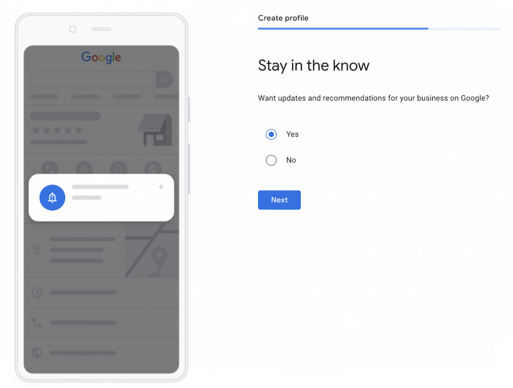 Google My Business management service