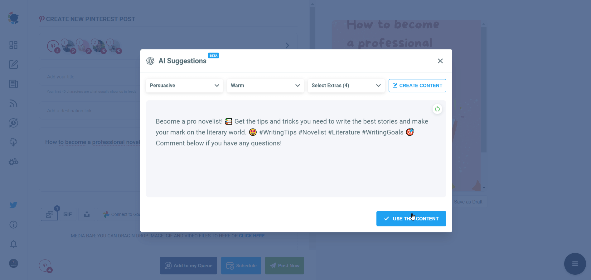 AI Pinterest Pin Generator
