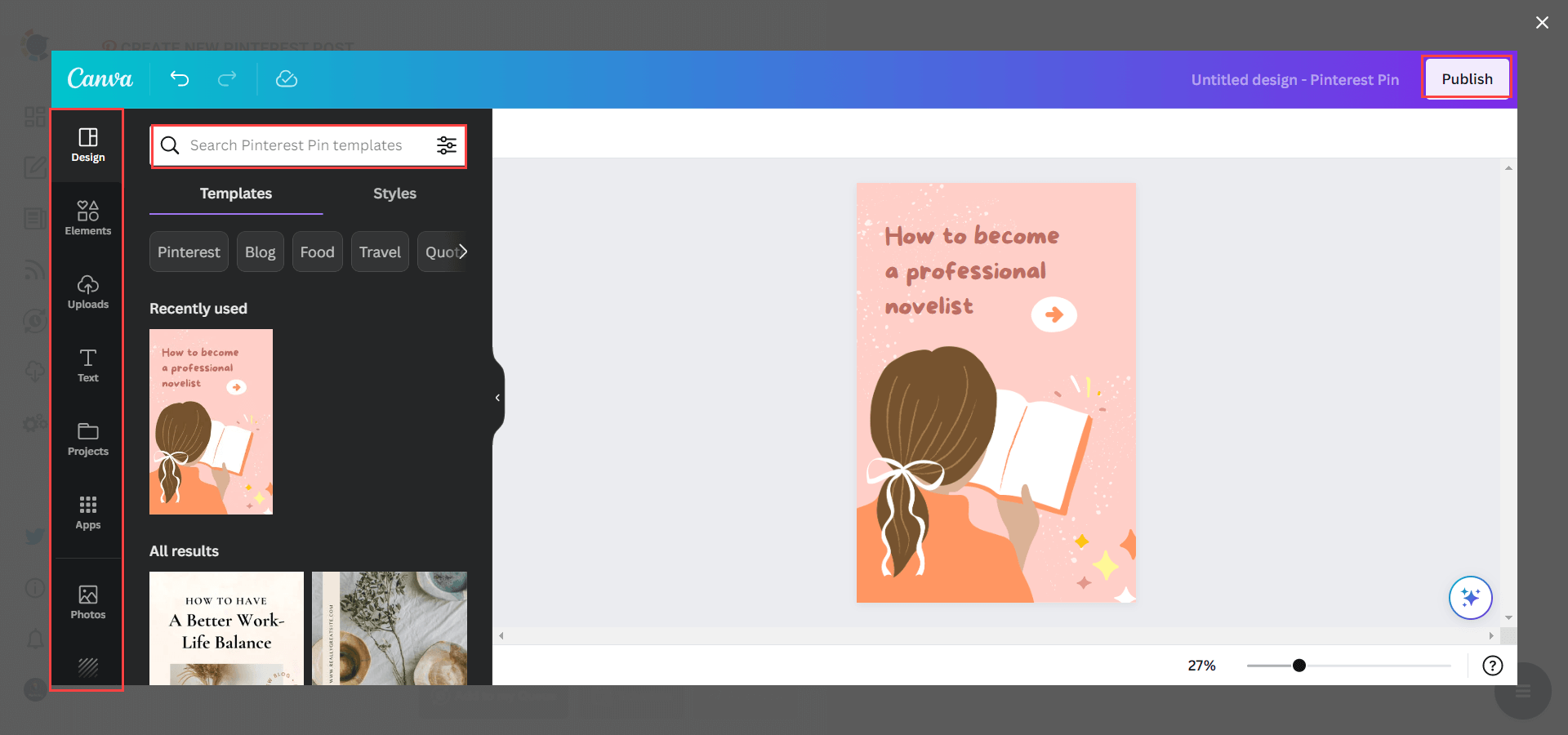 Find Pinterest images