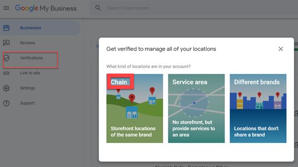 Verify your Google Business listings