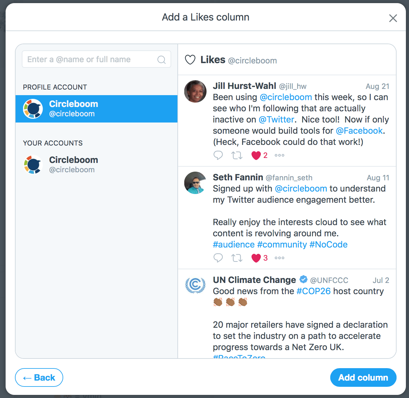 Delete leftover retweets
