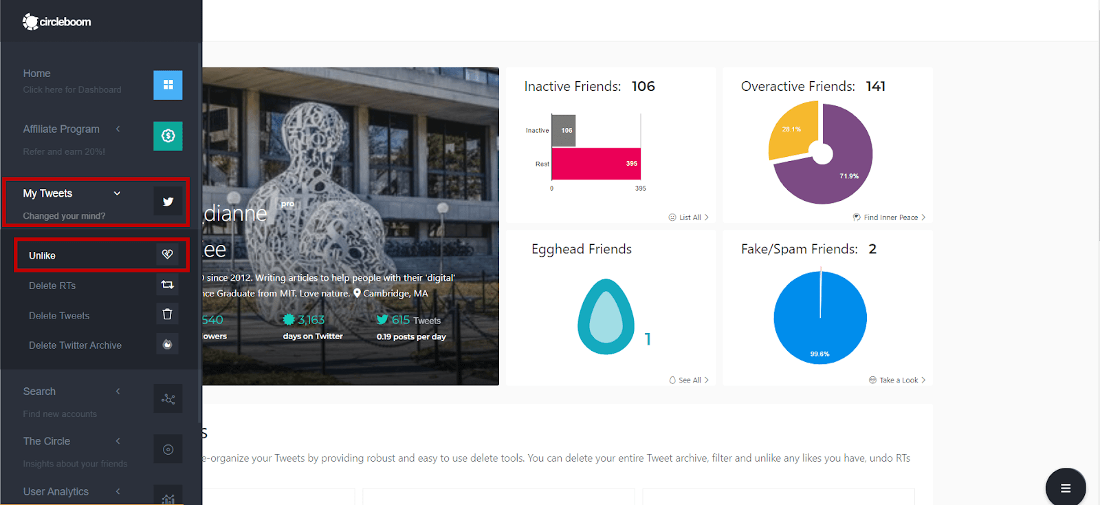 You can manage and organize your tweets, retweets and likes with the ultimate Twitter management tool, Circleboom.