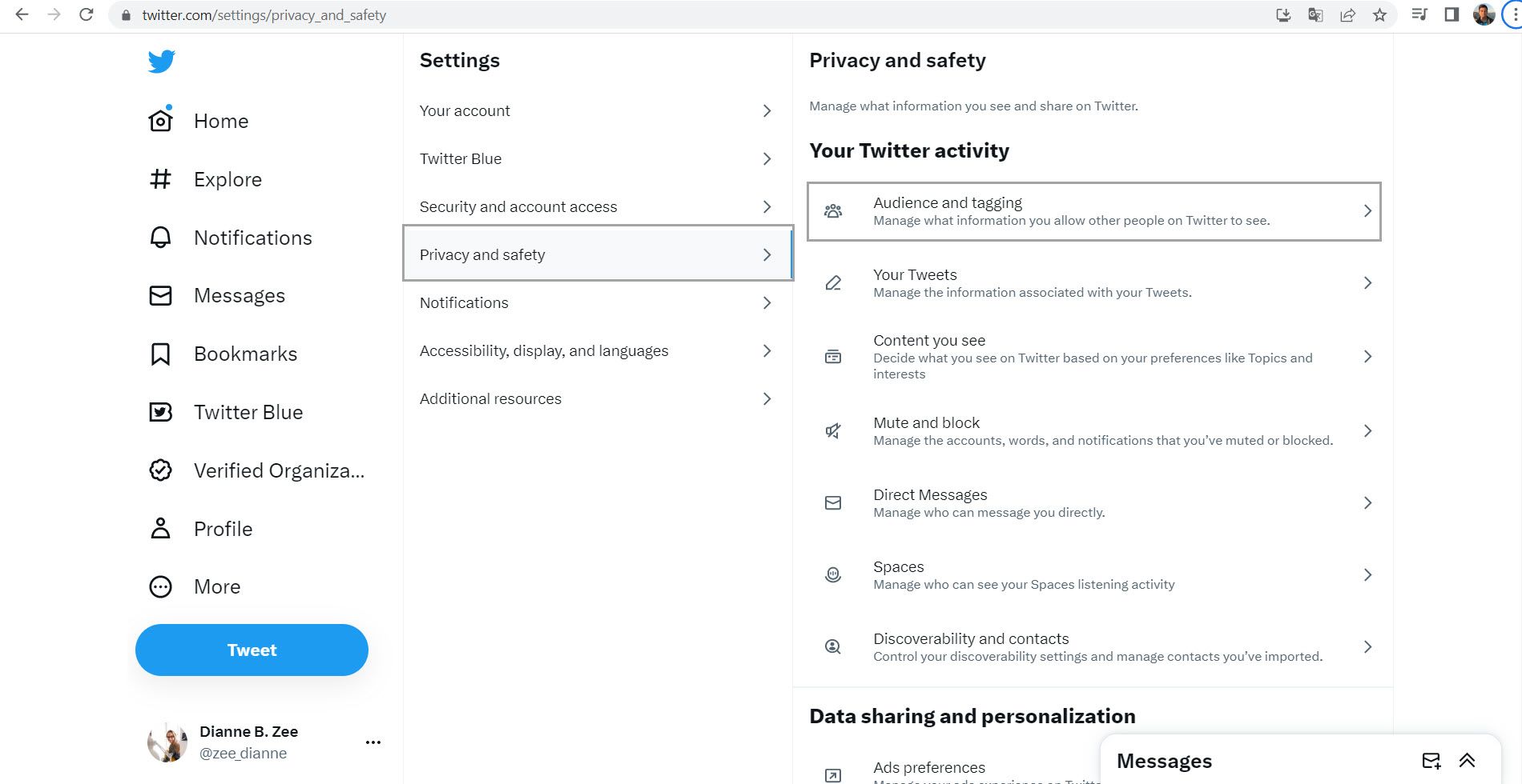 Make your Twitter private
