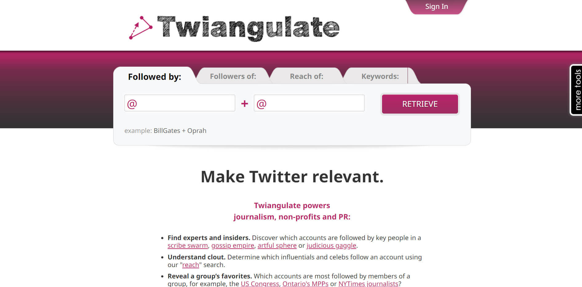 Twiangulate