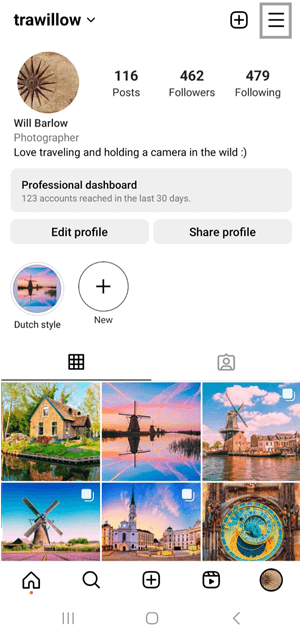 Archive highlights on Instagram