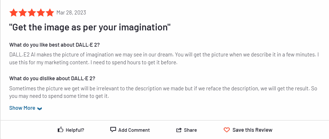 DALL-E 2 positive review