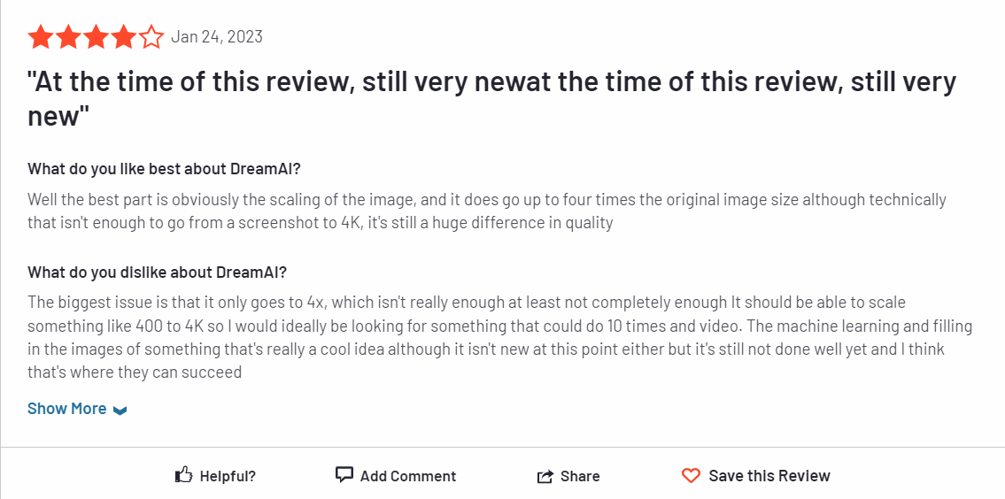 Dream by Wombo review