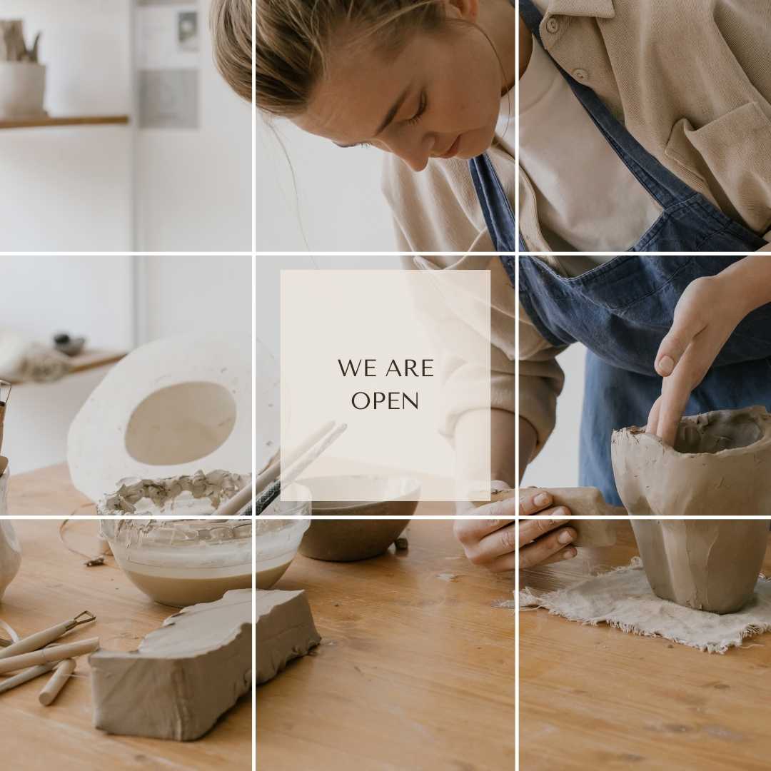 "Open Announcement" grid layout for Instagram