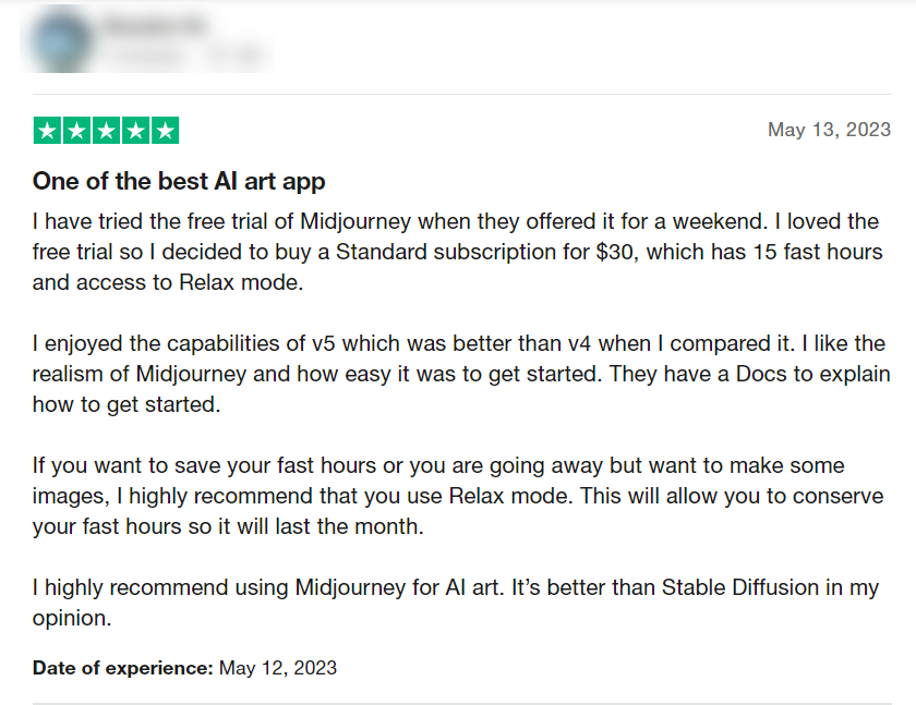 Midjourney positive review