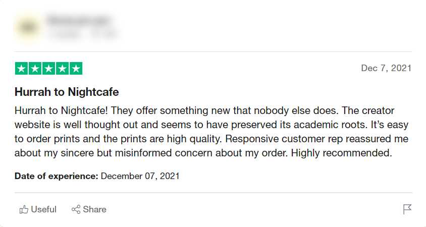 Nightcafe review