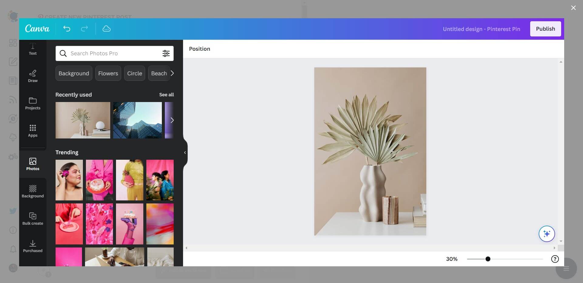 Design pin images on Circleboom!