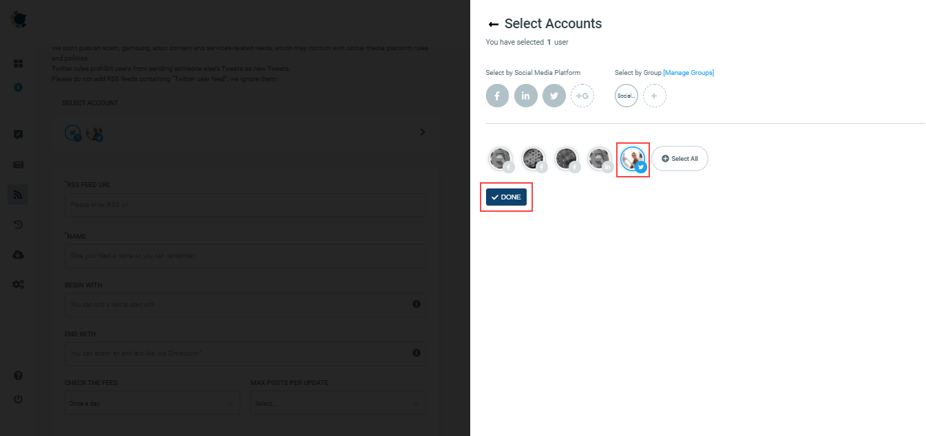 Automatically tweet your new posts.