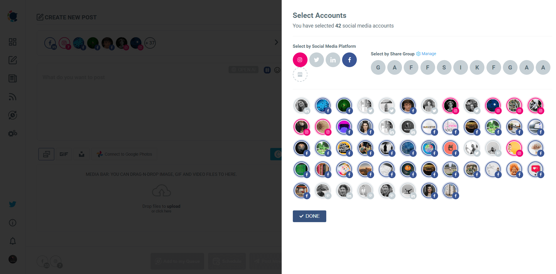 Post to Facebook and Instagram