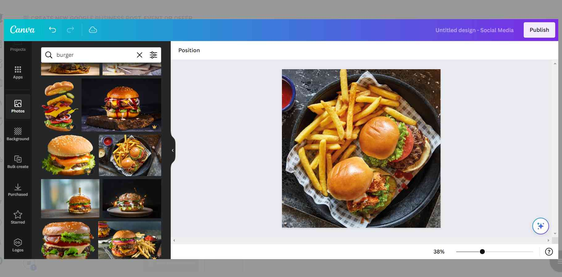 Create content for Google Business
