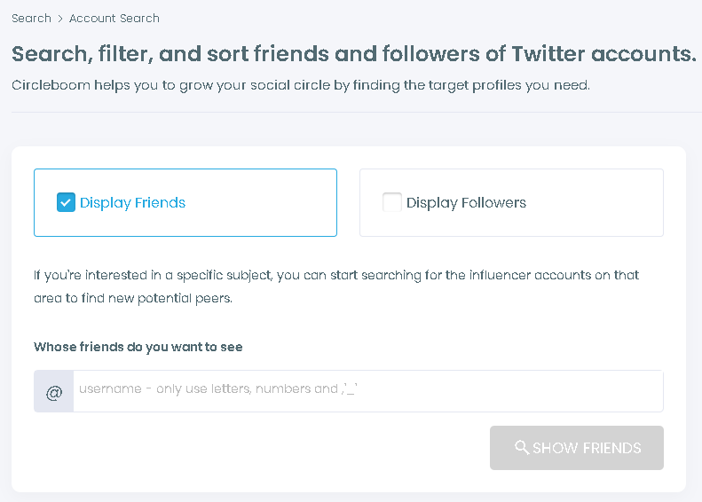 See who follows who with Circleboom.