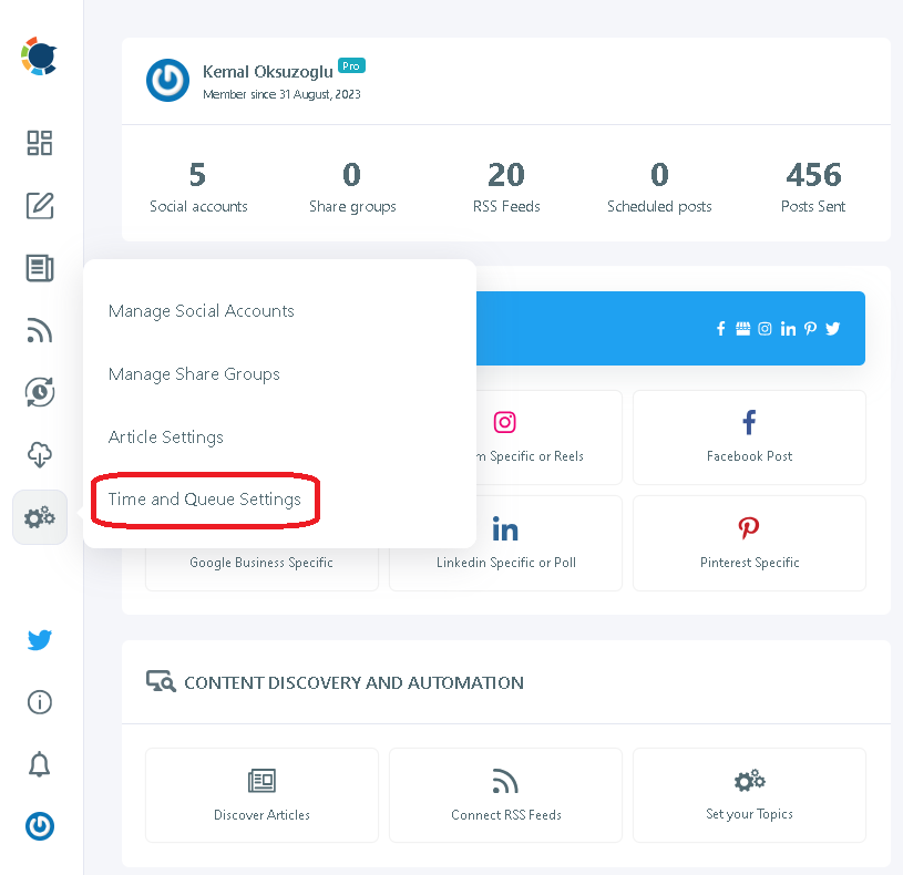 Set your calendar and schedule LinkedIn posts in line with the best times to post on LinkedIn.