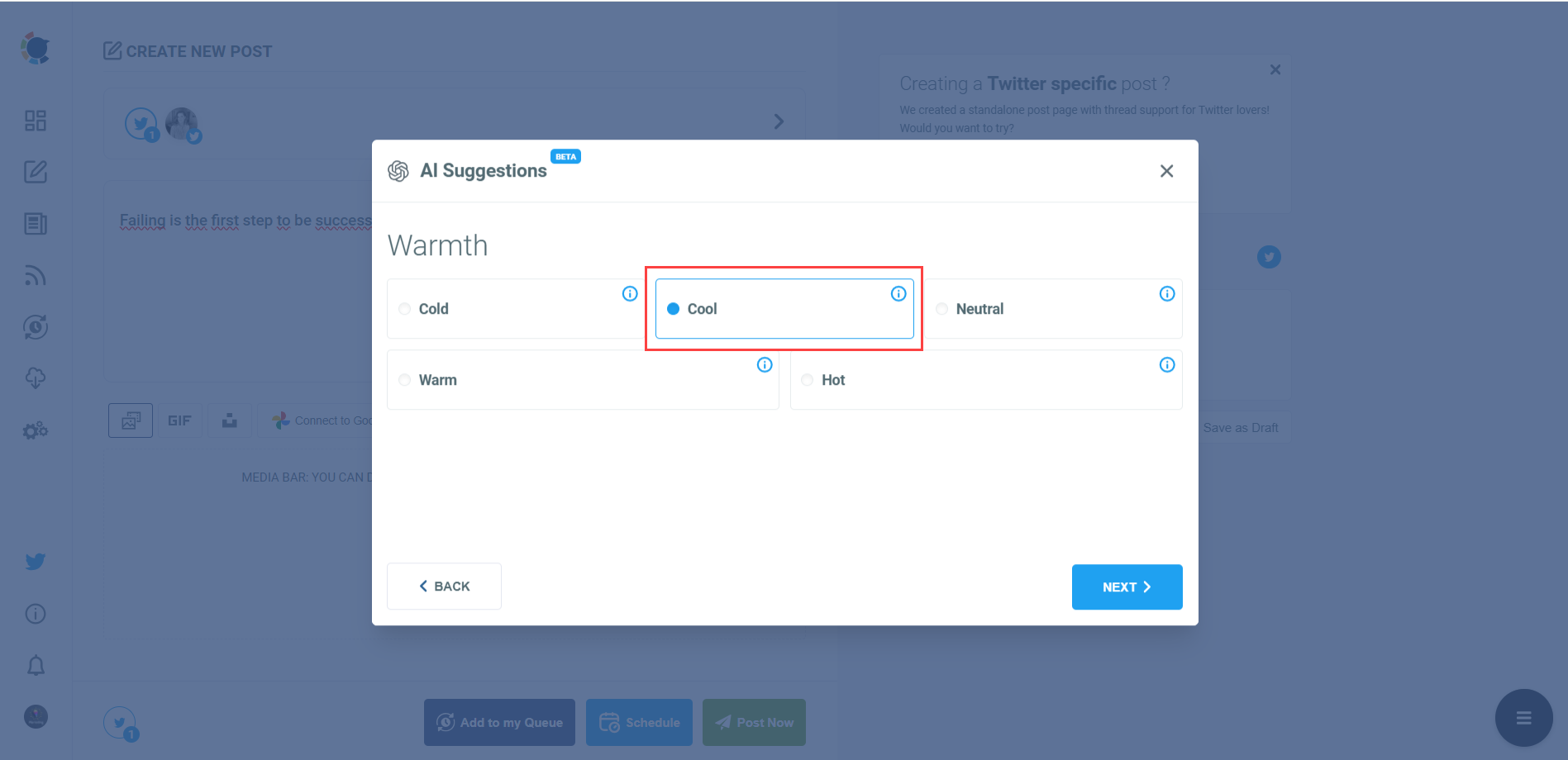 Cool Tweets Generator