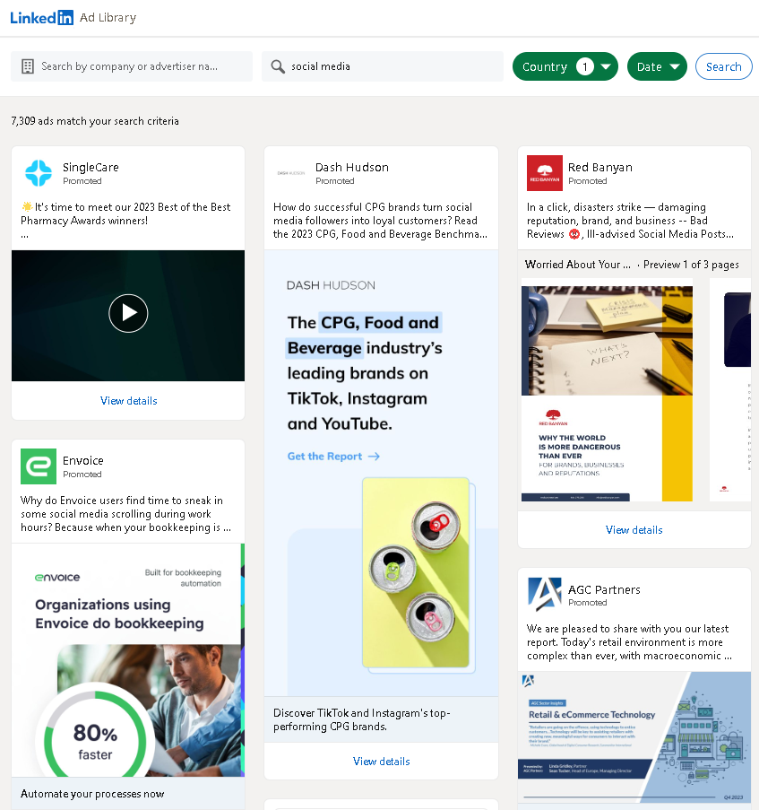 See other advertisers' LinkedIn ads on LinkedIn Ads Library.