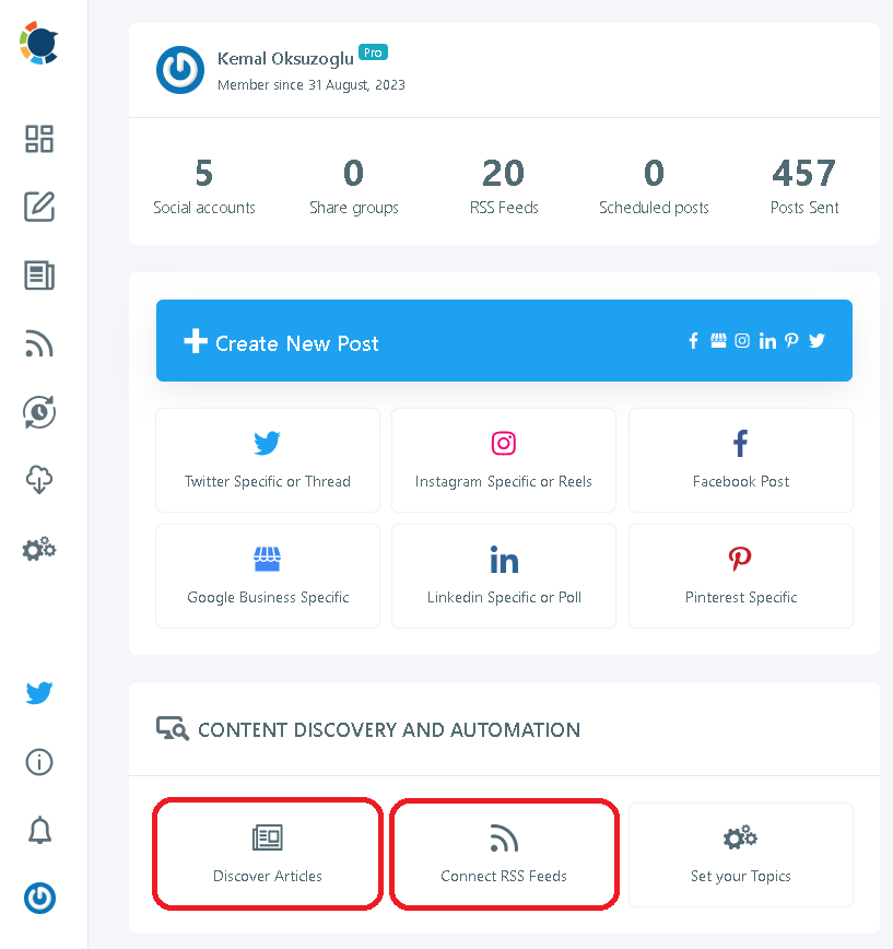 Curate the best content with Circleboom Publish.