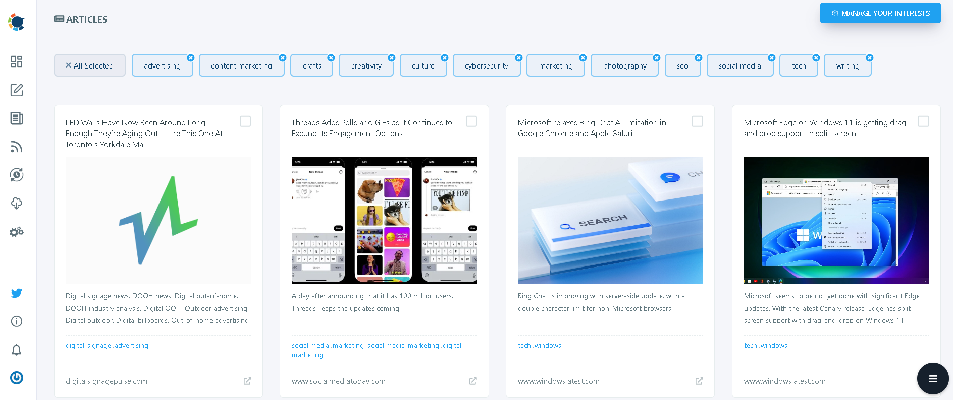 Schedule articles to be automatically posted at times you define.