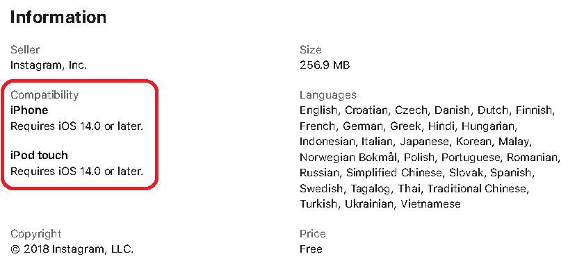 Update your devices to prevent Insragram crashes.