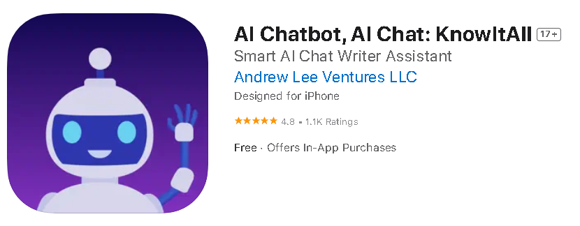 KnowItAll is powered by OpenAI but it only offers an iOS app.