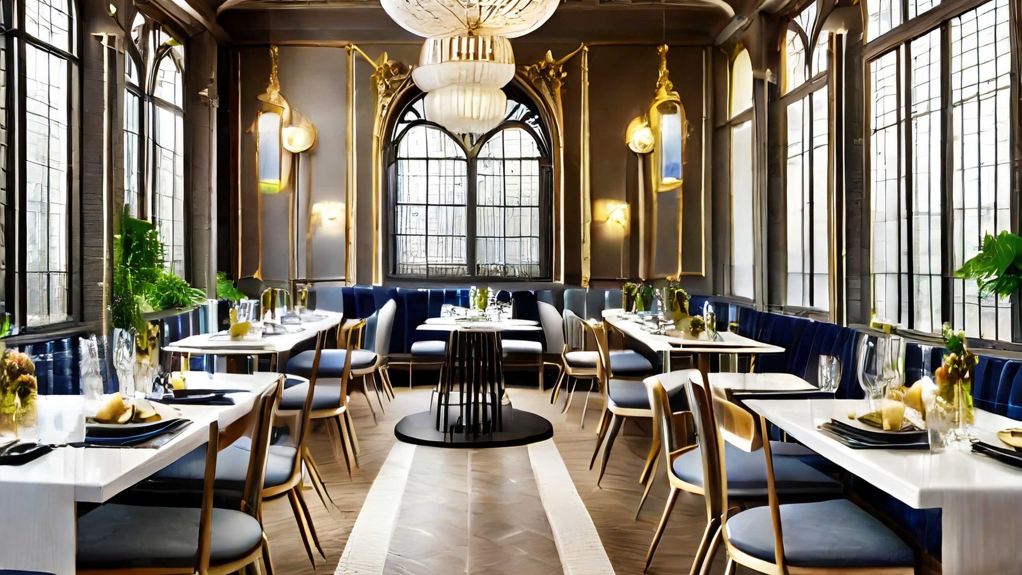 eye-catching decor for restaurants