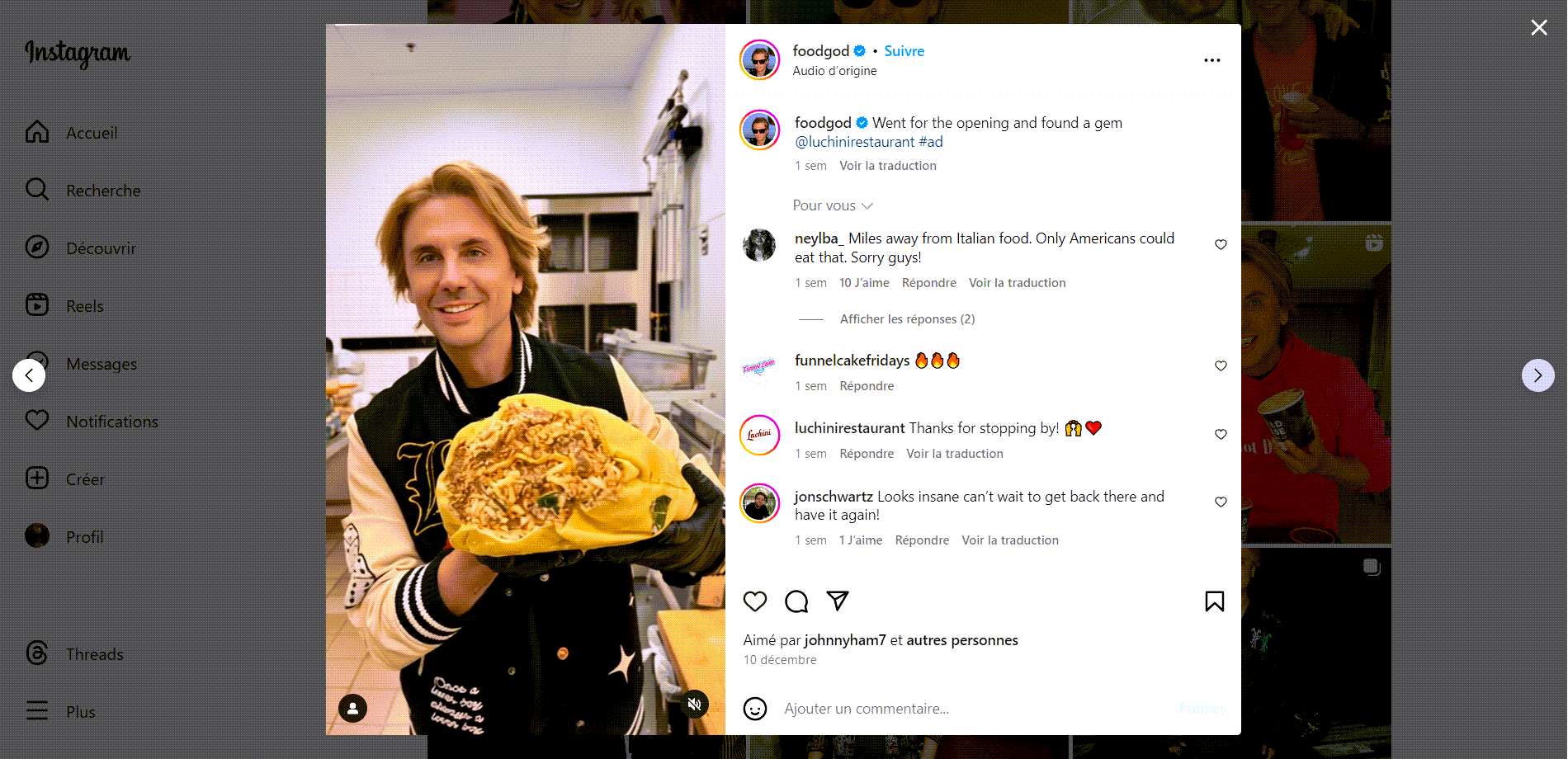 Partnerships with food influencers