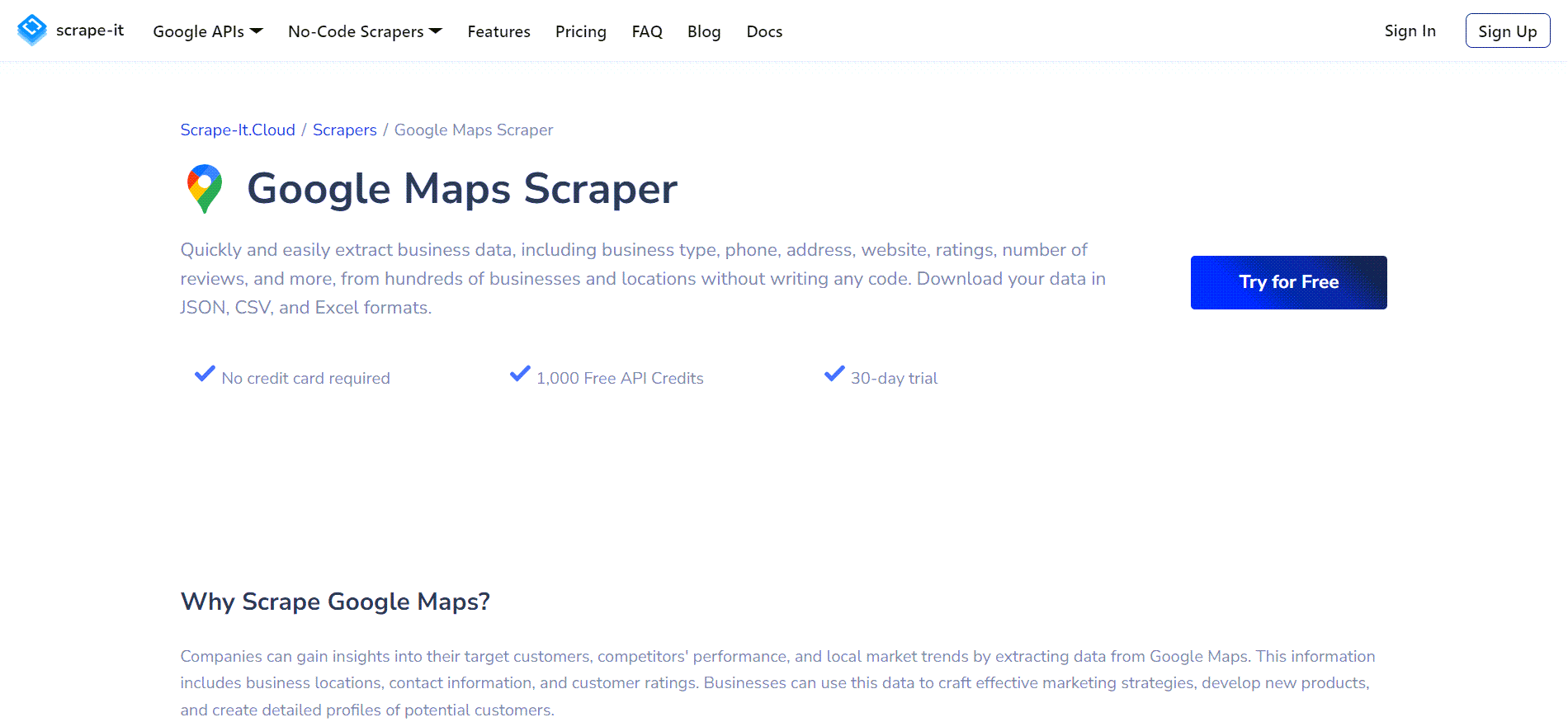 Google Maps Scraper