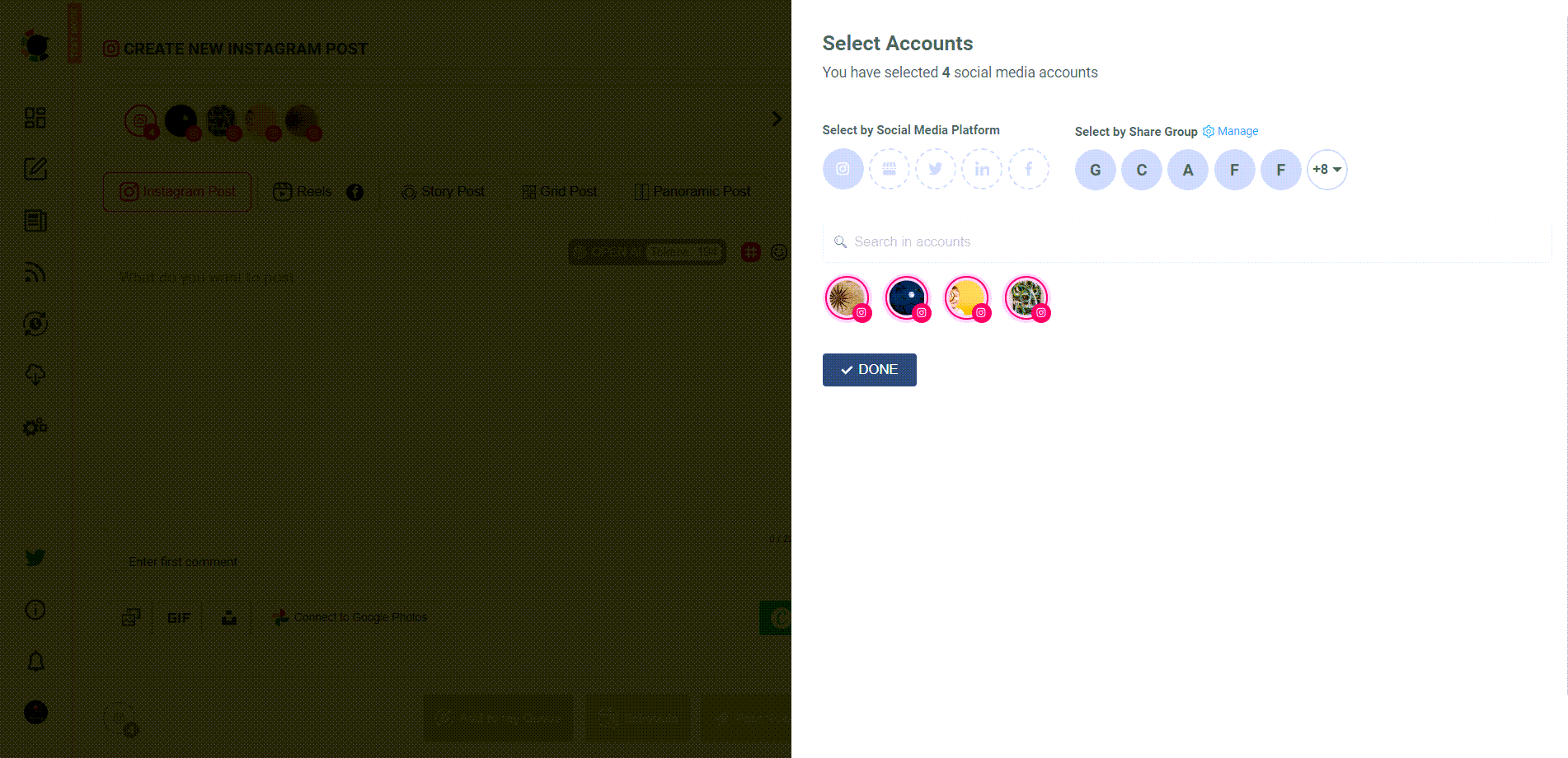 Schedule facebook reels and Instagram reels simultaneously with Circleboom.