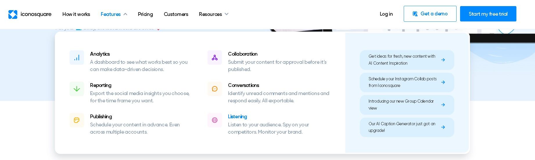 Iconosquare offers many features for Pinterest automation.