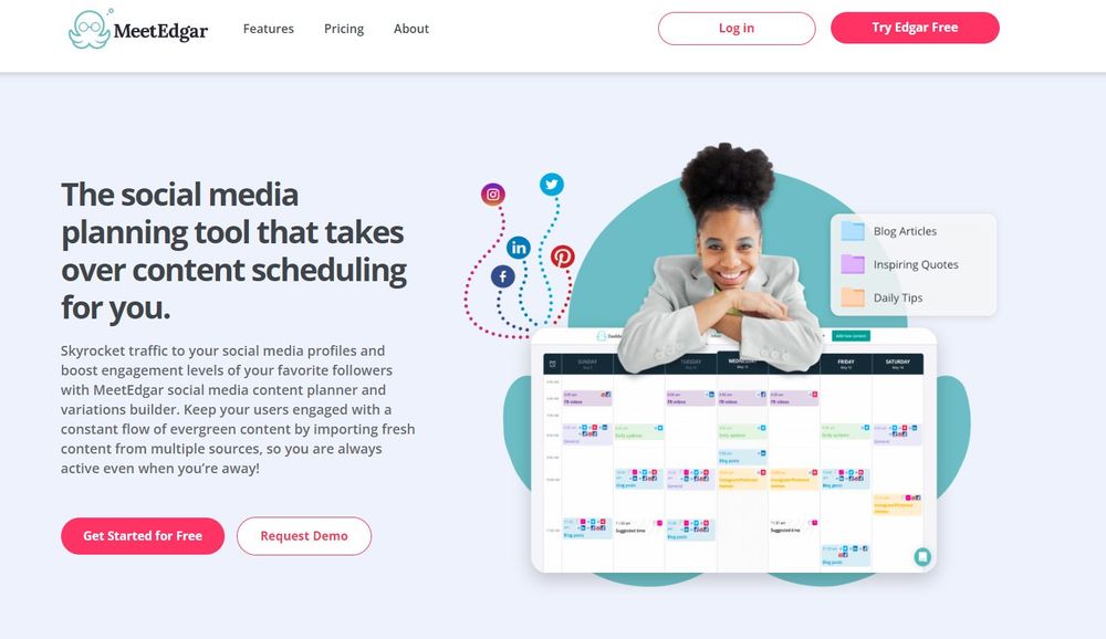 MeetEdgar is a valuable Pinterest automation tool
