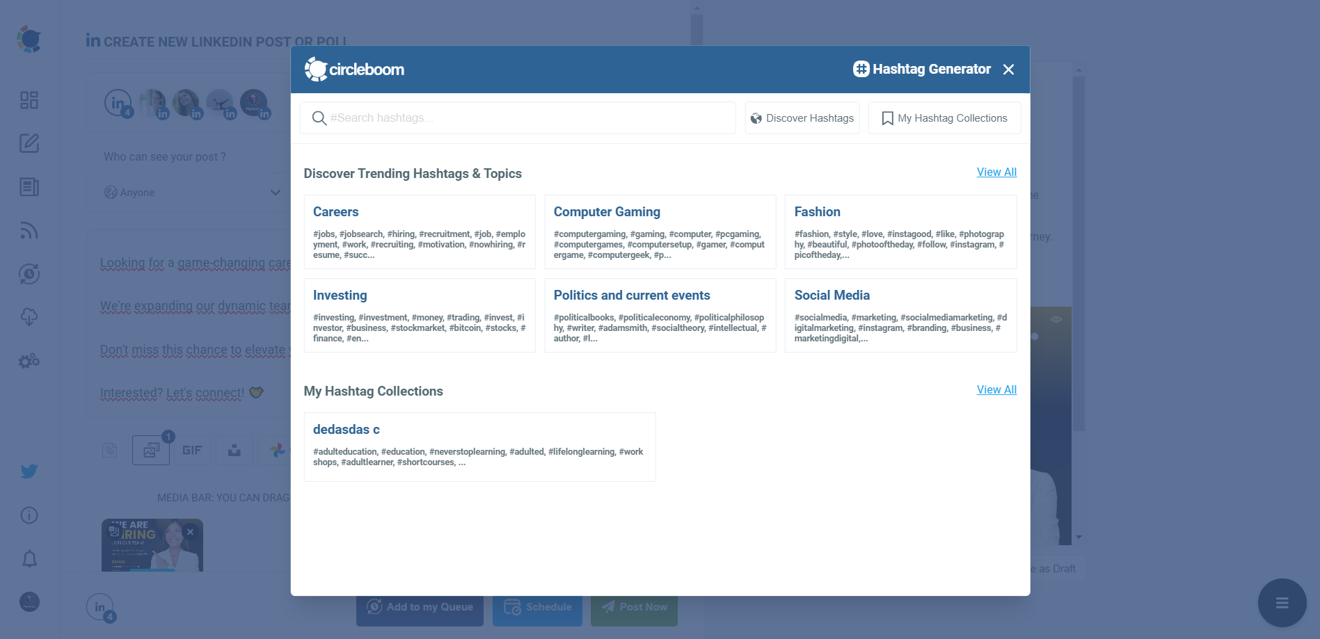 LinkedIn Hashtag Generator