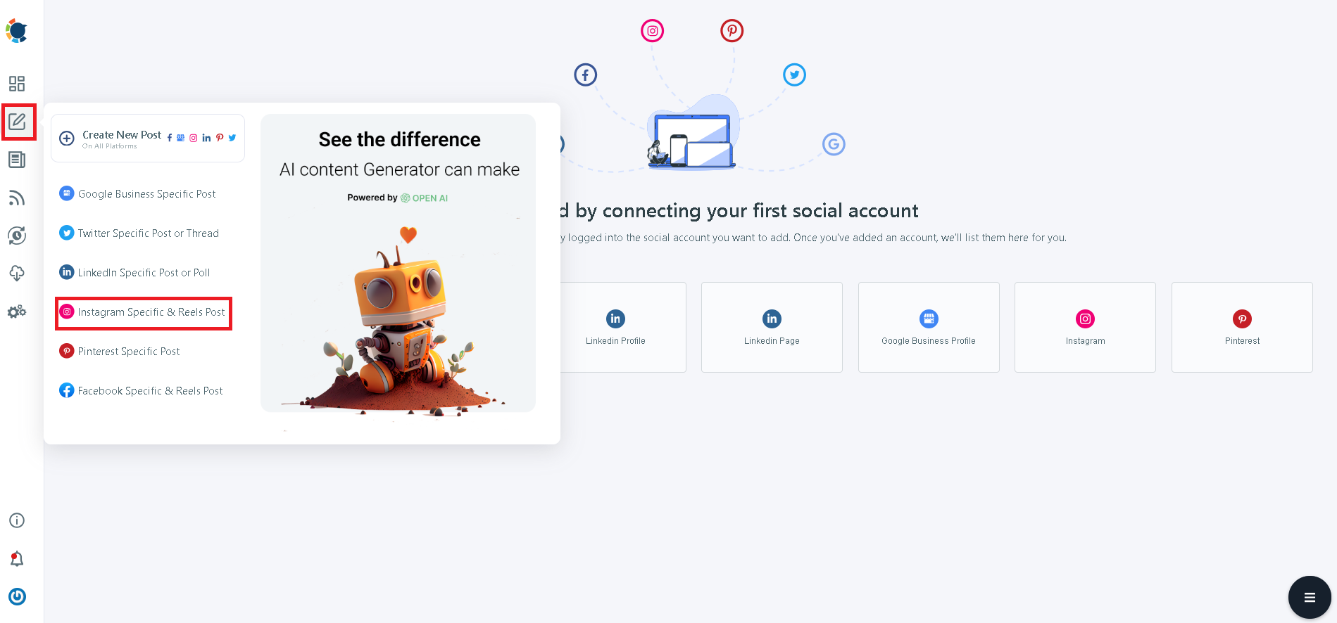 Circleboom dashboard