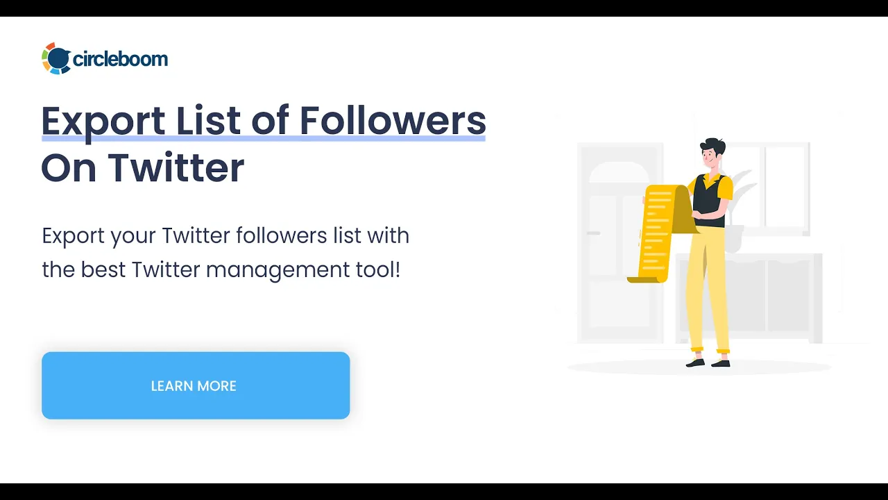 Export list of followers on Twitter