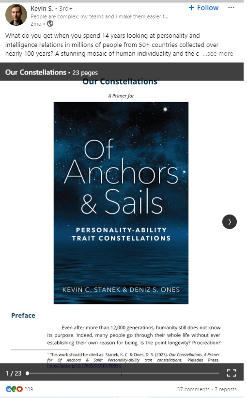 Real-time LinkedIn Carousel Post Example