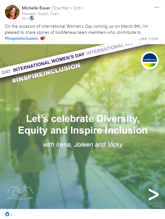 Real-time LinkedIn Carousel Post Example