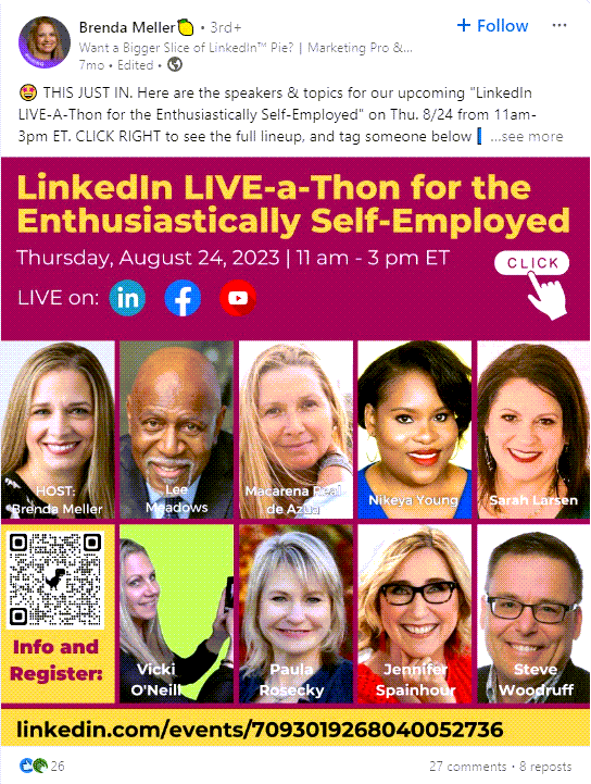 Real-time LinkedIn Carousel Post Example