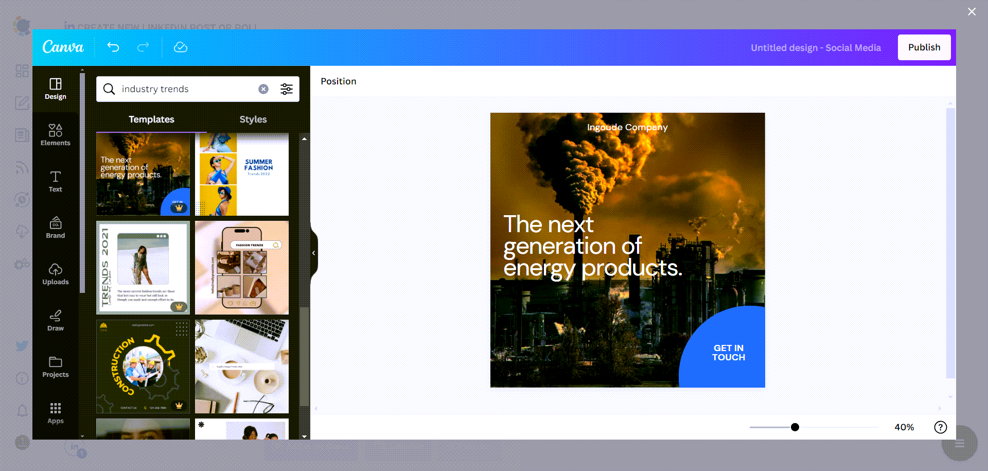 Circleboom's LinkedIn design templates