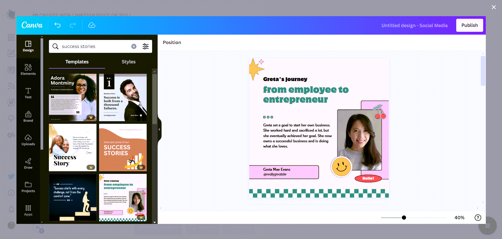 Circleboom's LinkedIn design templates