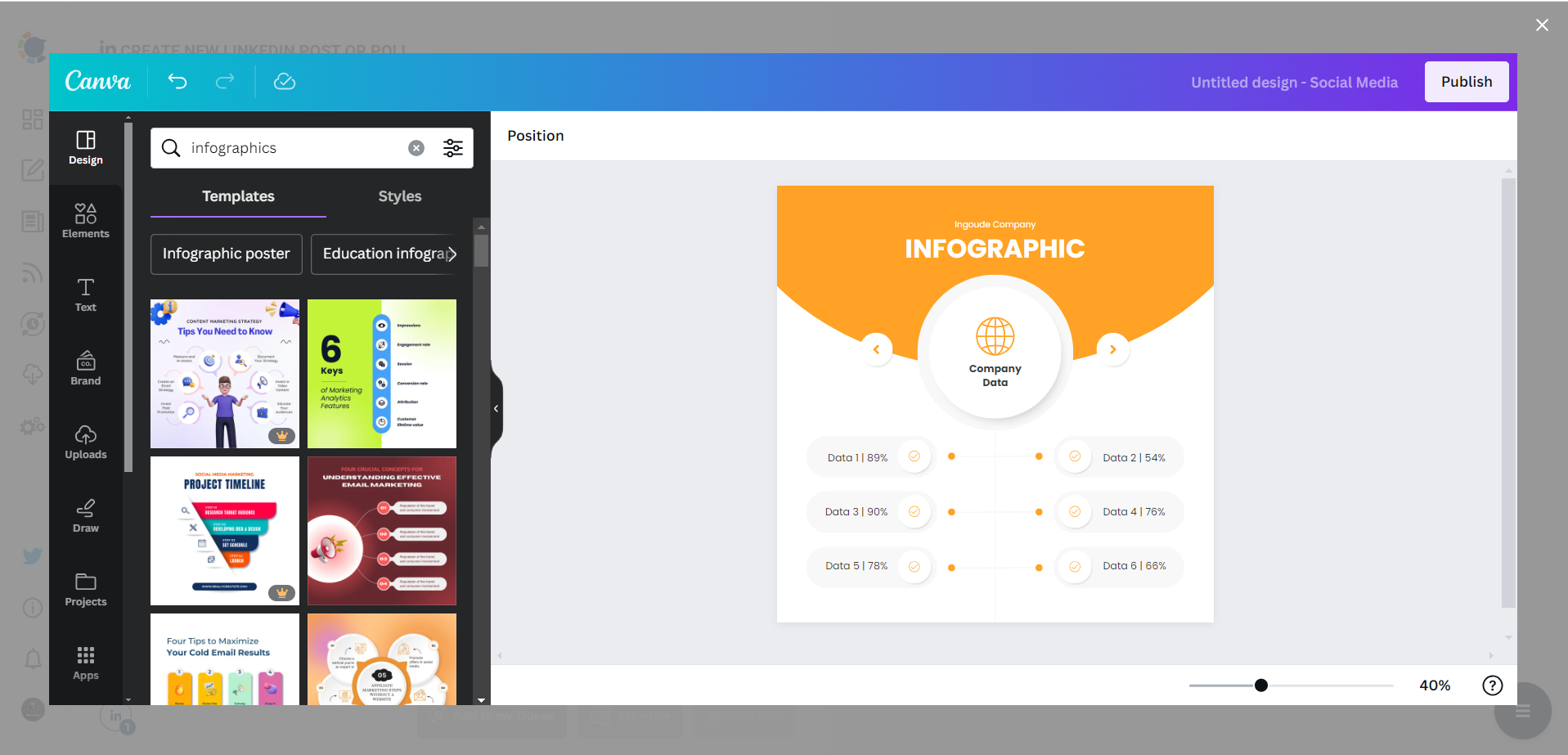 Circleboom's LinkedIn design templates