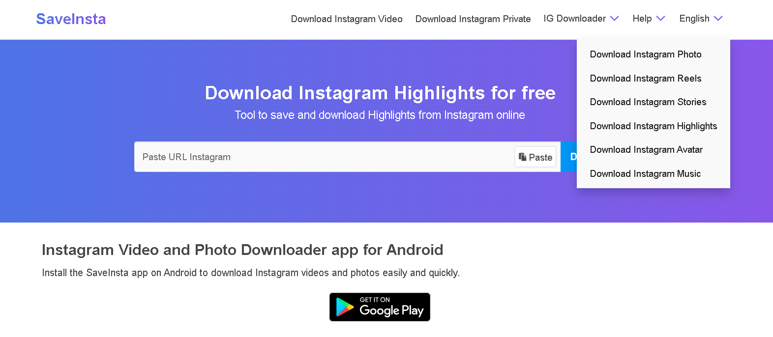Instagram Story Highlights Viewers:SaveInsta