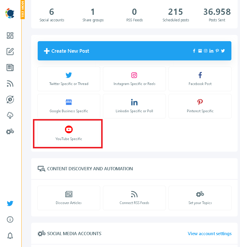 You can pre-schedule YouTube posts, videos and shorts with circleboom YouTube specific post scheduler.