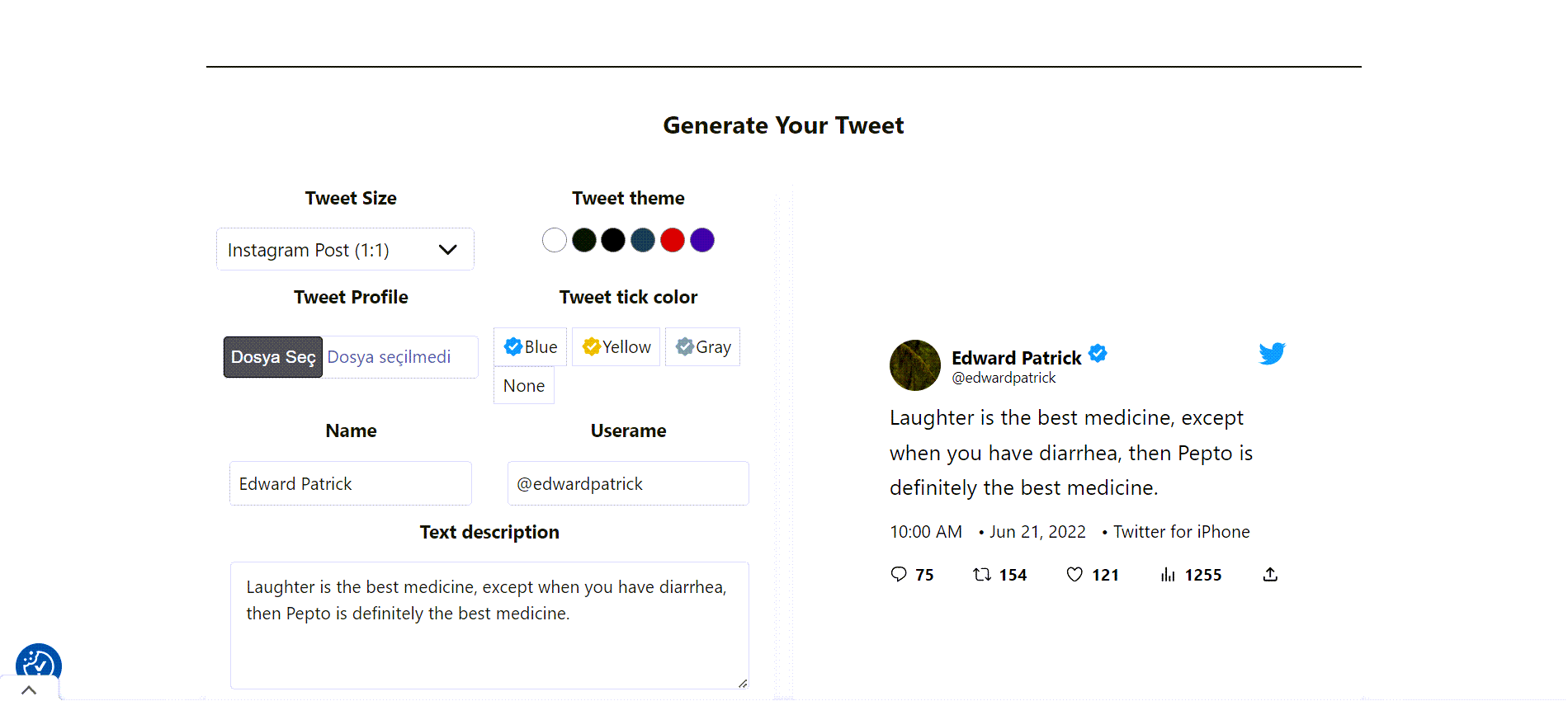 FakeTweetGenerator