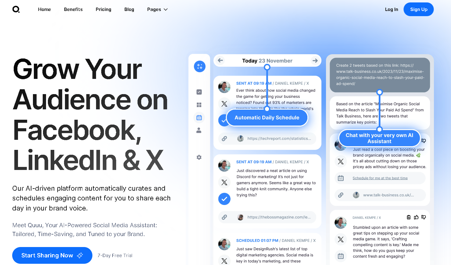 Quuu lets you explore additional RSS feeds or search for content by specific interest category, all in multiple languages.