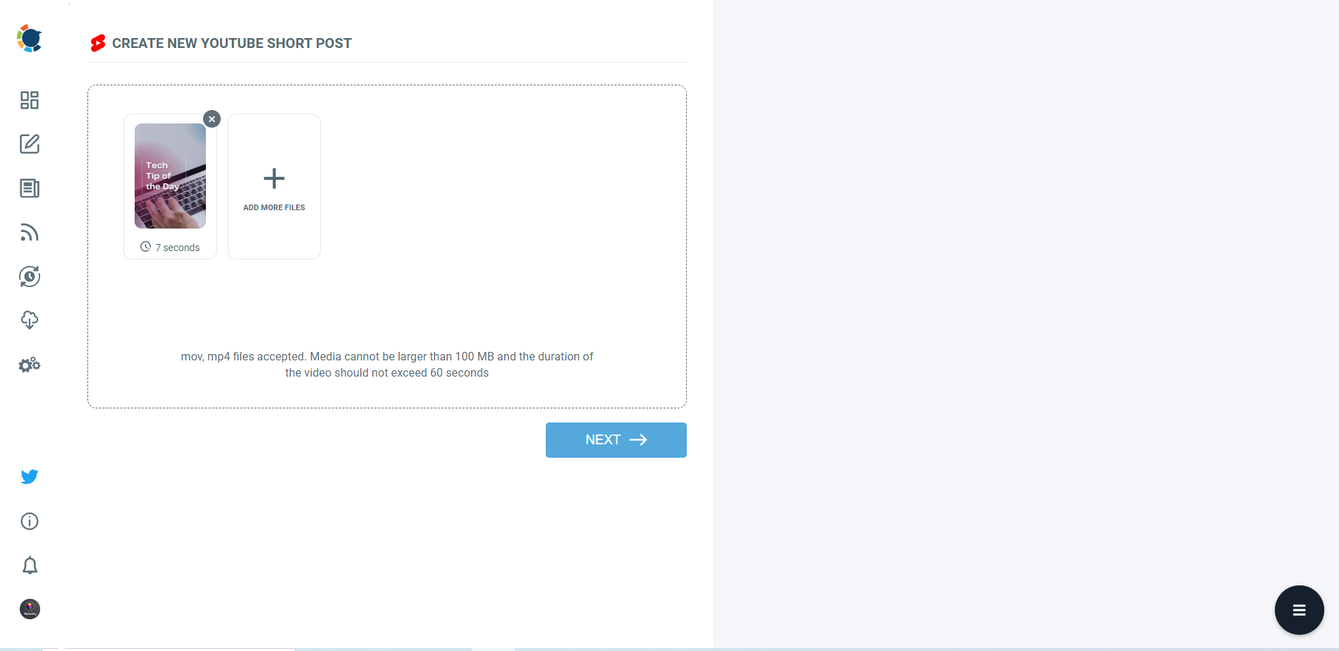 Schedule YouTube shorts in bulk