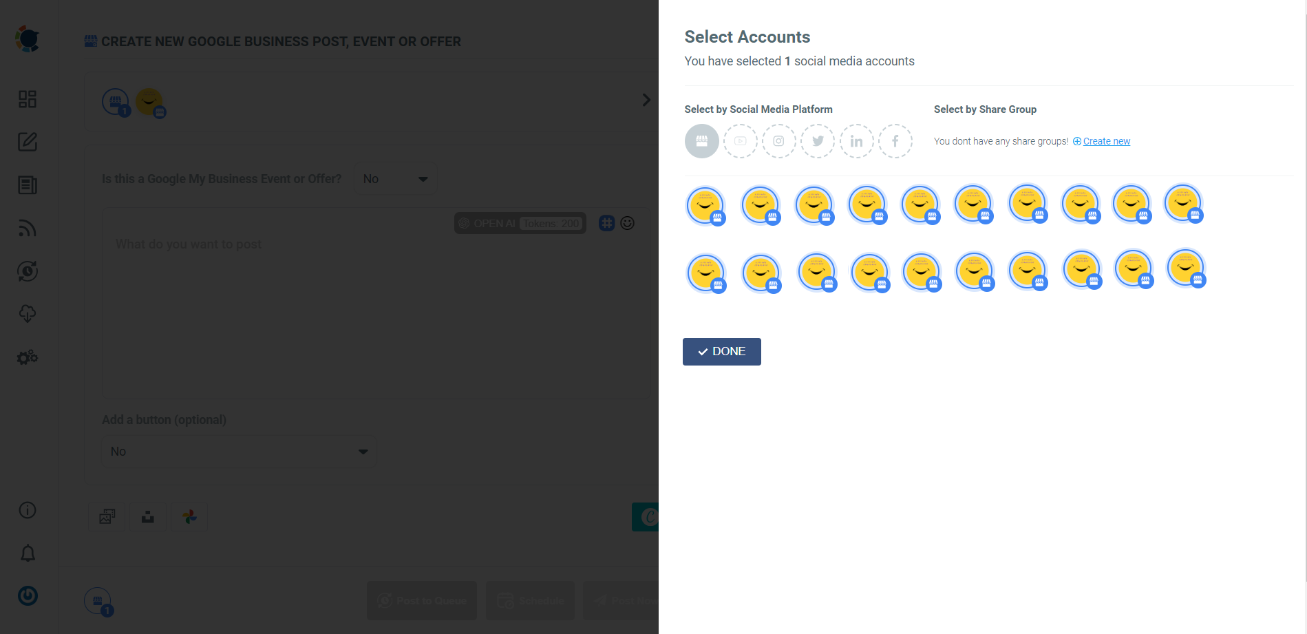 Manage multiple stores in one dashboard!
