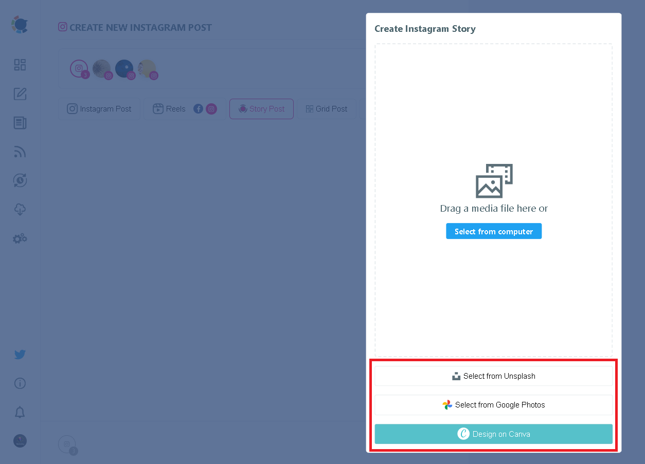 Circleboom offers many design tools to ease up curating your Instagram.