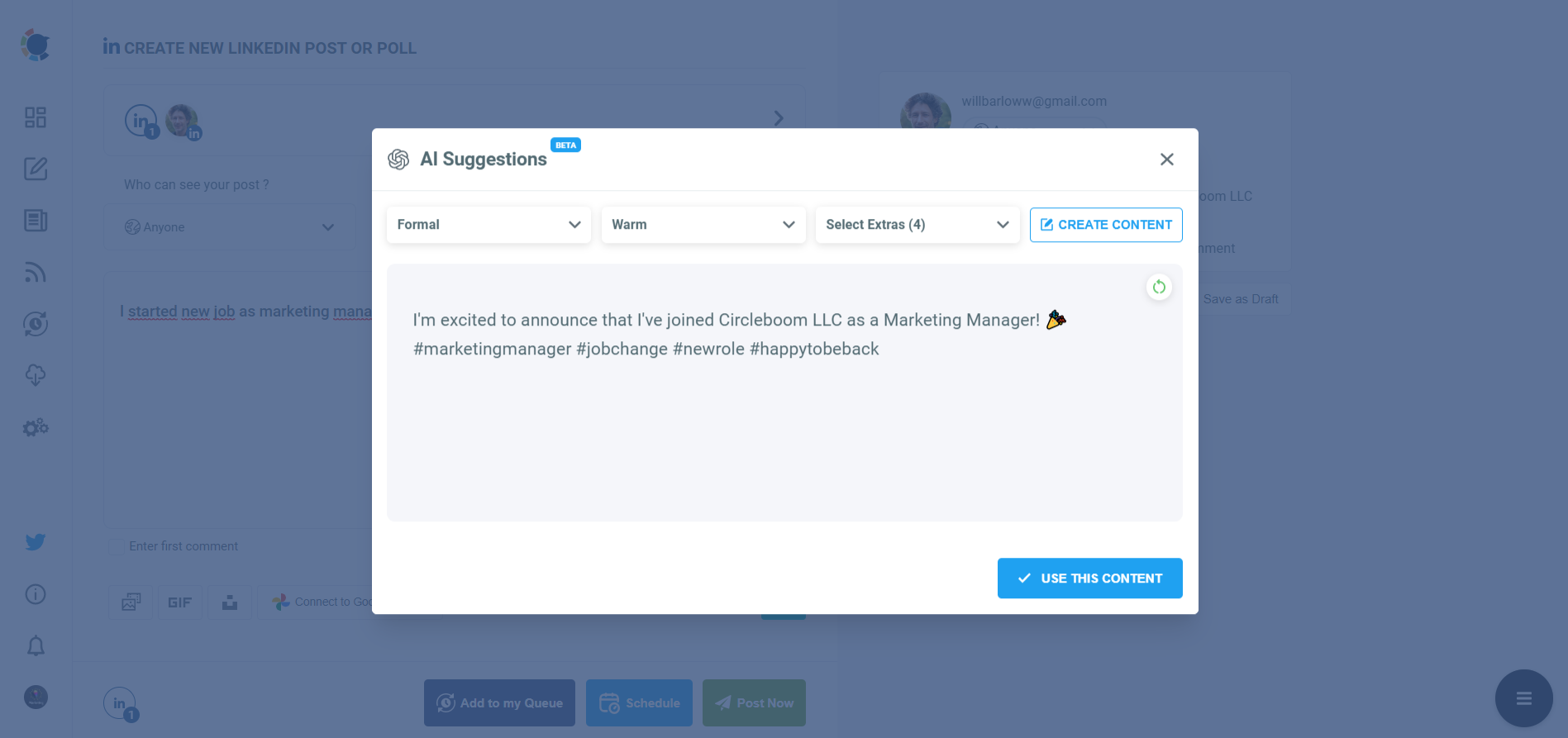 AI LinkedIn Post Generator